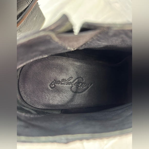 Rachel Comey 9 Genuine Leather Pull On Sleek Platform Ankle Boots in Black - Picture 9 of 10